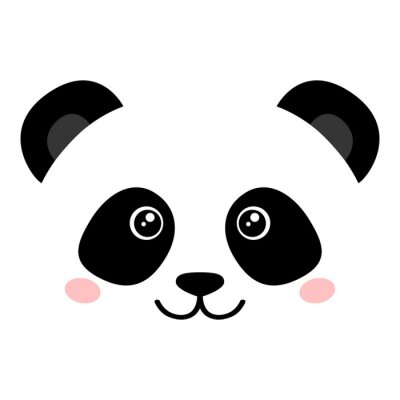 Poster  Un portrait féerique d'un panda