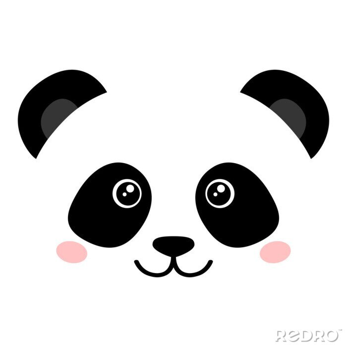 Poster  Un portrait féerique d'un panda