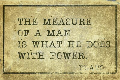 Une citation sur la force d'un homme selon Platon