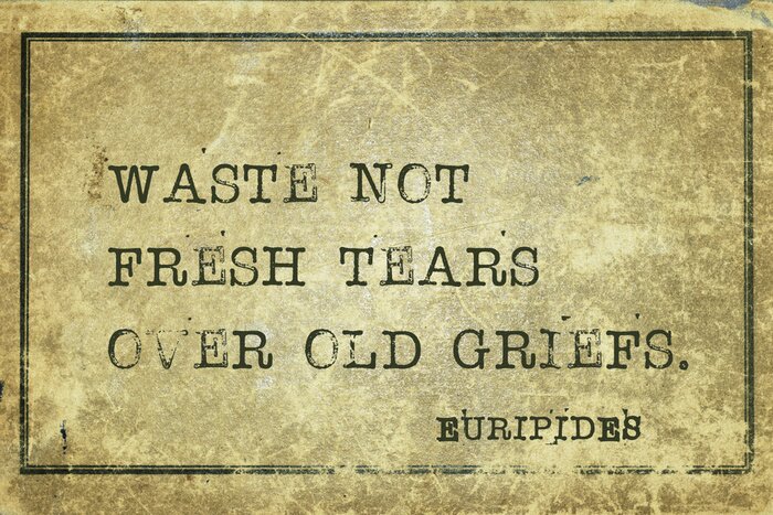 Poster  Une citation touchante sur la tristesse