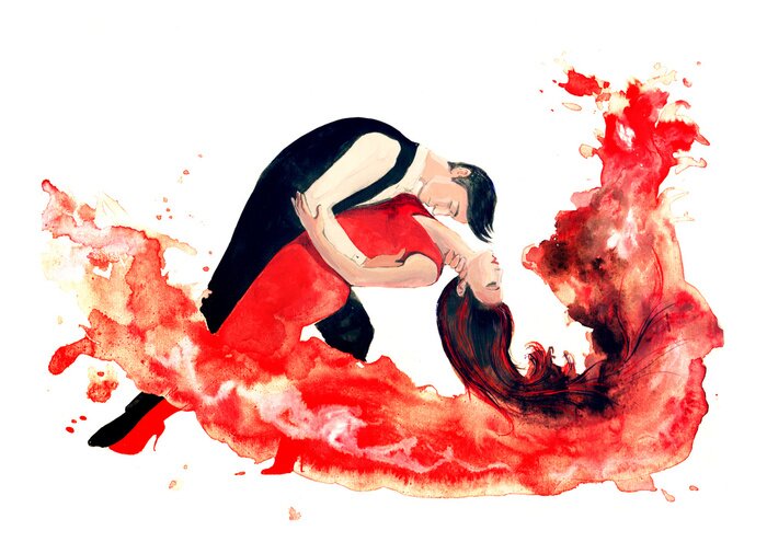 Poster  Une danse sensuelle