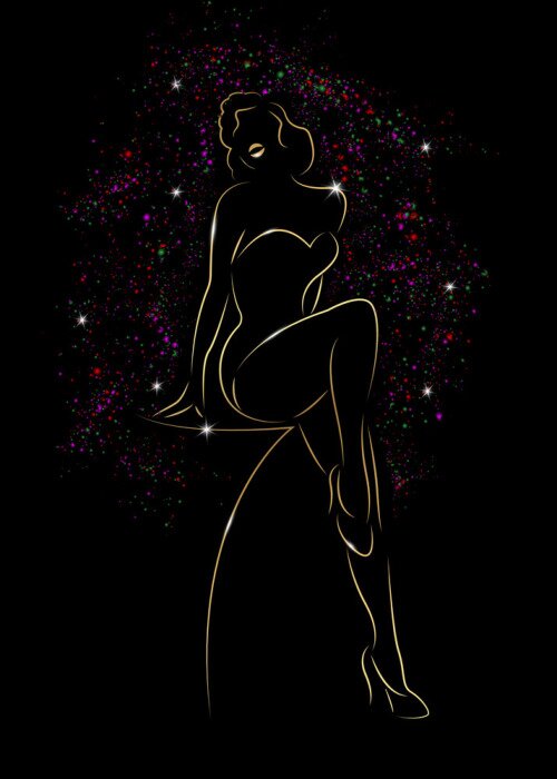 Poster  Une diva hollywoodienne vintage