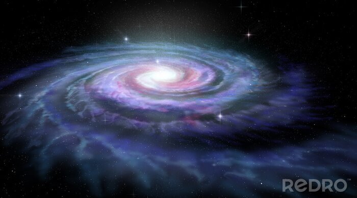 Poster  Une galaxie spirale dans la Voie Lactée