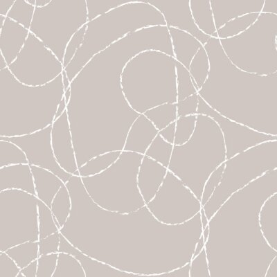 Une ligne blanche emmêlée