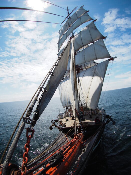 Poster  Une promenade en bateau sur la mer