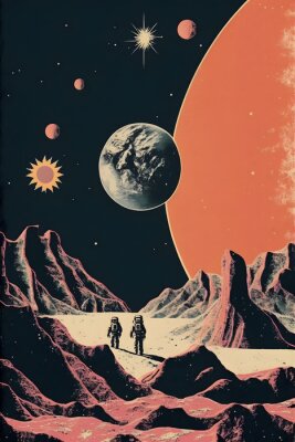 Poster  Une vue de Mars