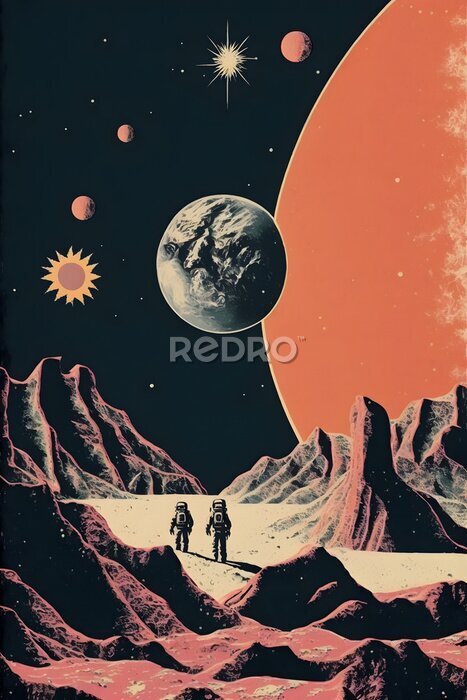 Poster  Une vue de Mars