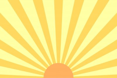 Poster  Vector comic book background with sunburst pattern in retro pop art style.