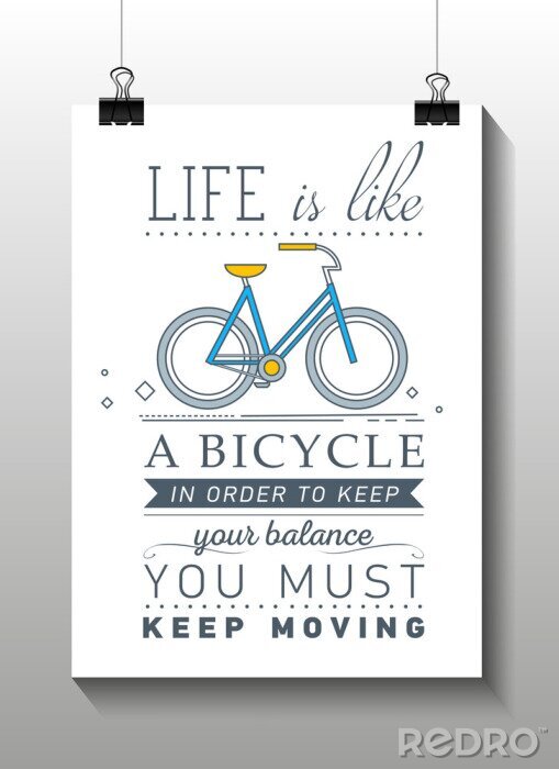Poster  Véhicule vélo avec devis