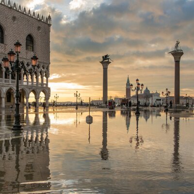 Venise 3D sous la pluie