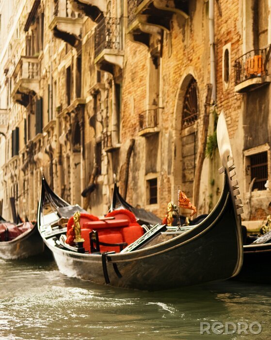 Poster  Venise gondole traditionnelle