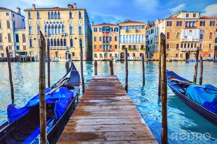 Poster  Venise Italie et gondoles