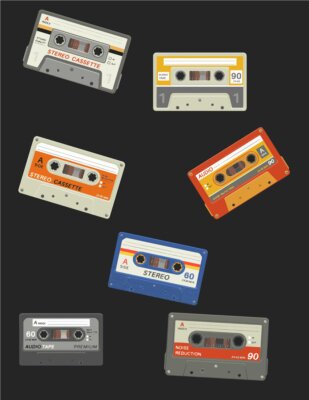 Poster  Vieilles cassettes