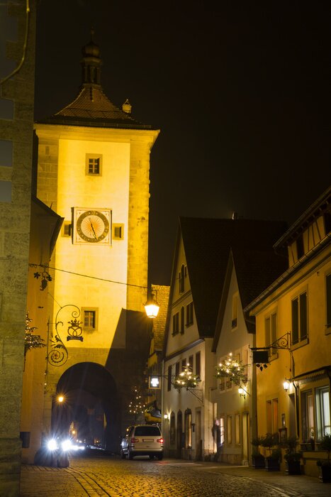 Poster  Ville et rues la nuit