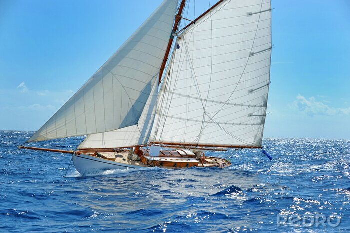 Poster  Voilier et océan pittoresque