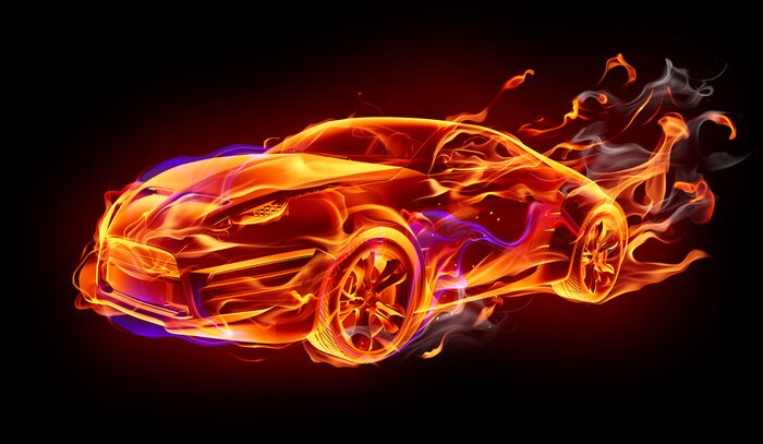 Poster  Voiture de feu