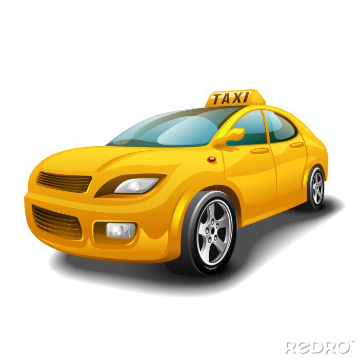 Poster  voiture de taxi