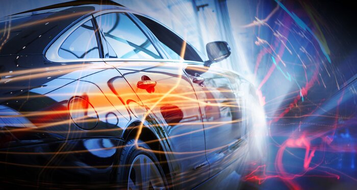 Poster  Voiture futuriste