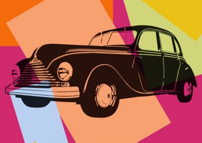 Voiture pop millésime