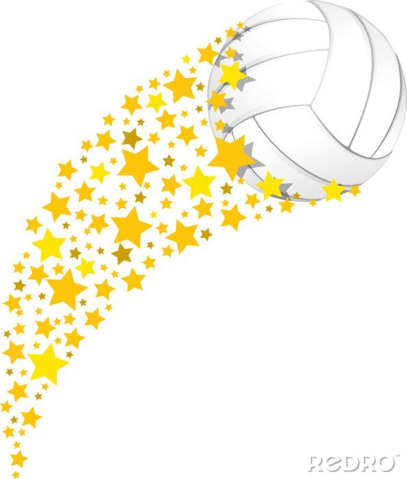 Poster  Volley-ball étoilé Swoosh