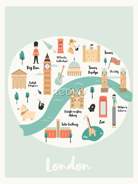 Poster  Voyage à Londres