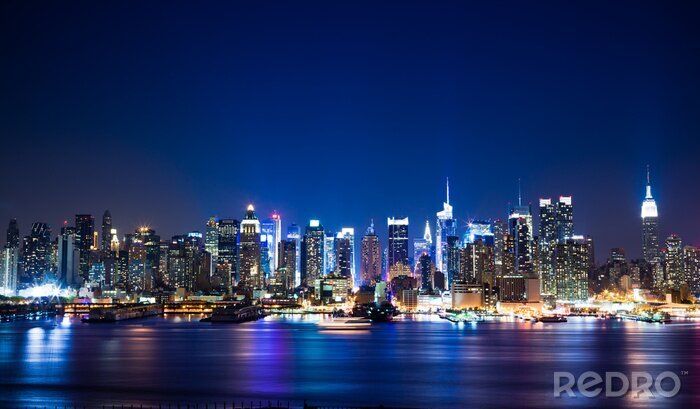 Poster  Vue panoramique sur Manhattan