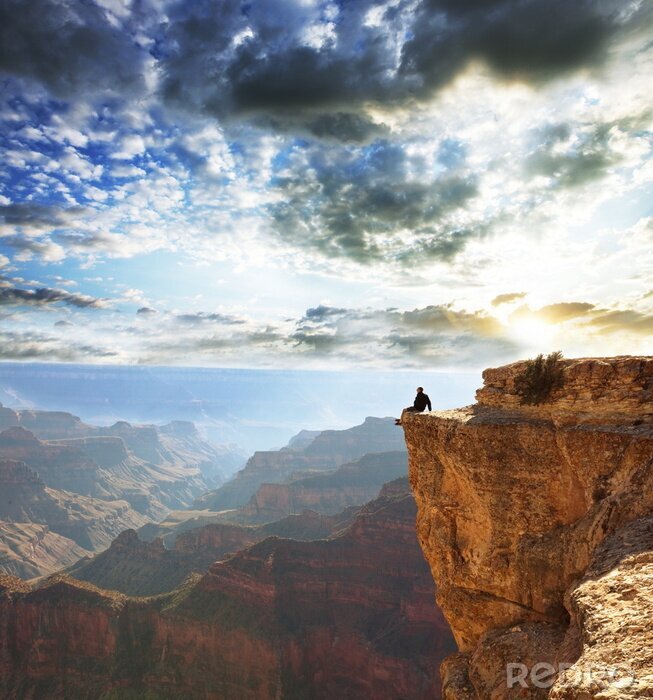 Poster  Vue sur le Grand Canyon depuis le sommet