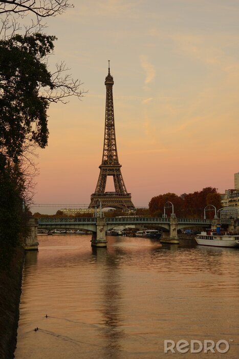 Poster  Vue sur Paris et la Tour Eiffel