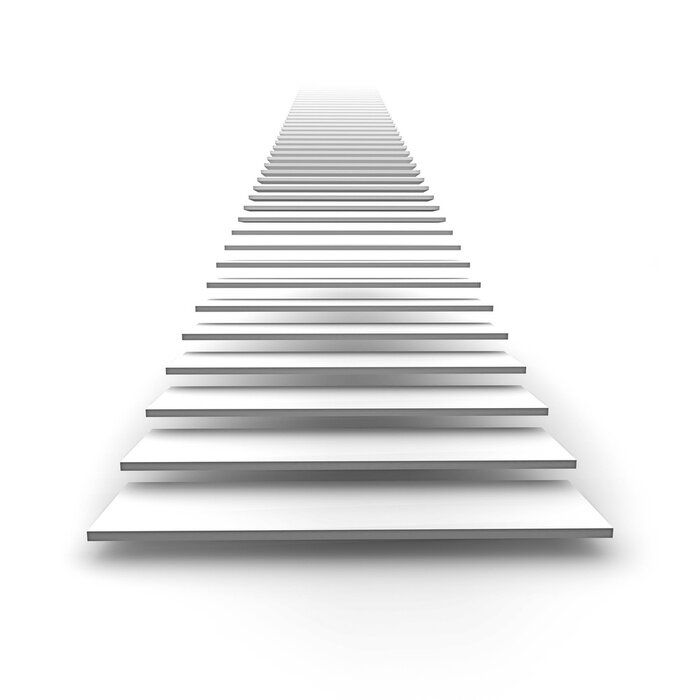 Sticker  3D escalier