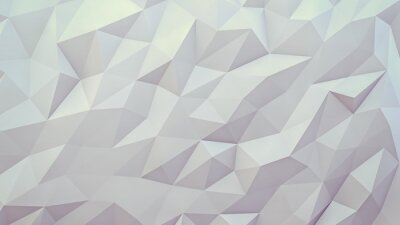 Sticker  abstract 3d render background. Techno triangular low poly background