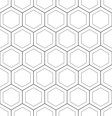 Papier peint à motif  Abstrait géométrique modèle hoenycomb sans soudure vecteur hexagonal triangulaire fond grille texture