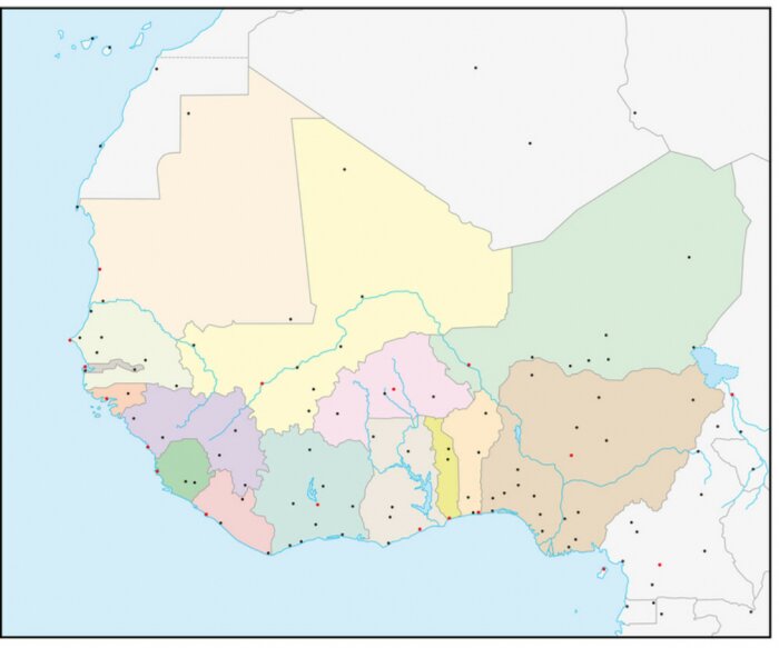 Sticker  Afrique de l'Ouest
