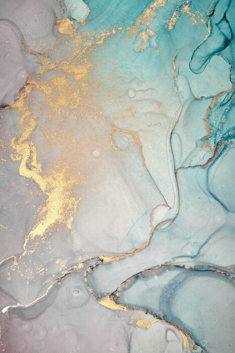 Sticker  Alcohol ink colors translucent. Abstract multicolored marble texture background. Design wrapping paper, wallpaper. Mixing acrylic paints. Modern fluid art. Alcohol Ink Pattern