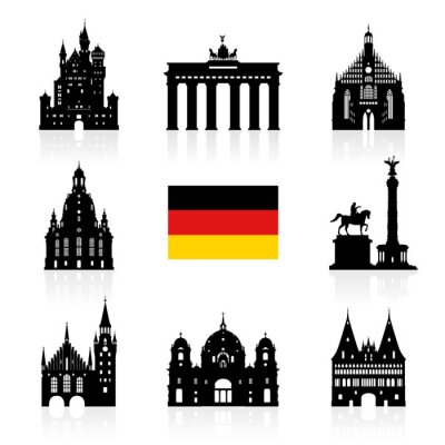 Sticker  Allemagne, Berlin, voyage, repère.