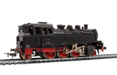 Sticker  Alte modelleisenbahn dampflok, lok, lokomotive