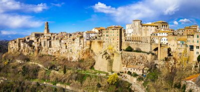amazing Italy series - panorama of Pitigliano, Tuscany
