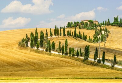 Ancienne ferme dans le Val d'Orcia (Toscane)