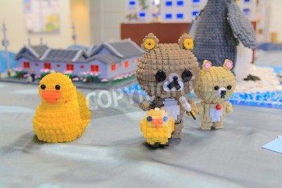 Sticker  Animaux en briques LEGO