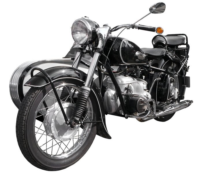 Sticker  antikes Motorrad, vélo, krads, Oldtimer