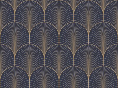 Papier peint à motif  Arches décoratives Art Déco