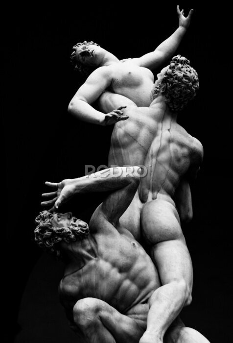 Sticker  Architecture, statues italiennes