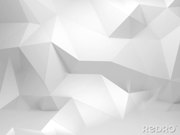 Sticker  Arrière-plan géométrique 3D moderne