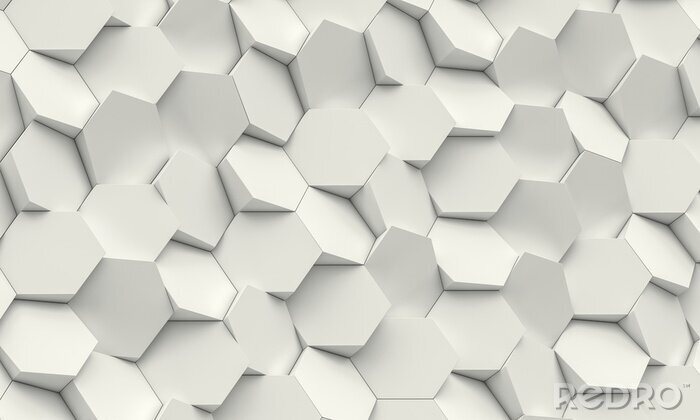 Sticker  Arrière-plan géométrique hexagonal