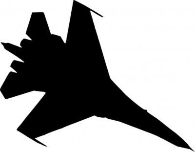 Sticker  avion de chasse