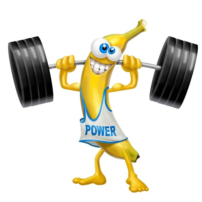 Sticker  Banane souriante