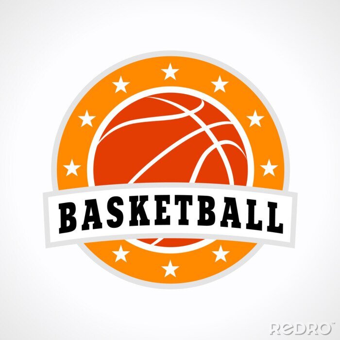Sticker  Basket-ball emblème logo