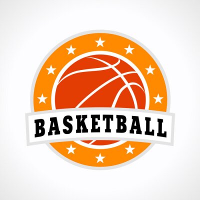 Sticker  Basket-ball emblème logo