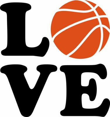Sticker  Basketball Amour