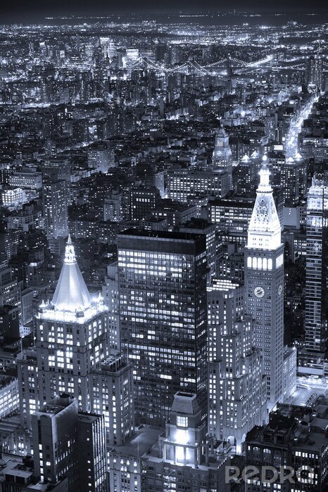 Sticker  Bâtiments monochromes à New York