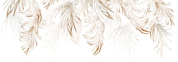 Sticker  Beige tropical